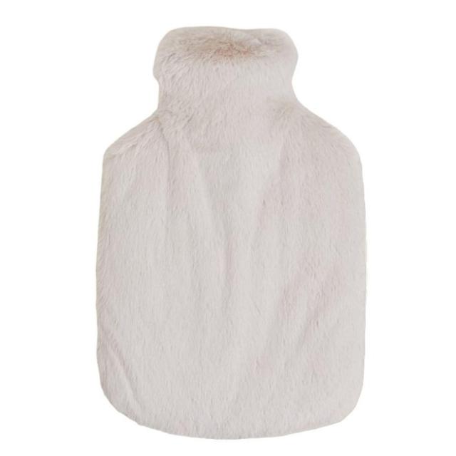 M & S Collection Supersoft Faux Fur Hot Water Bottle ’One Size Blush