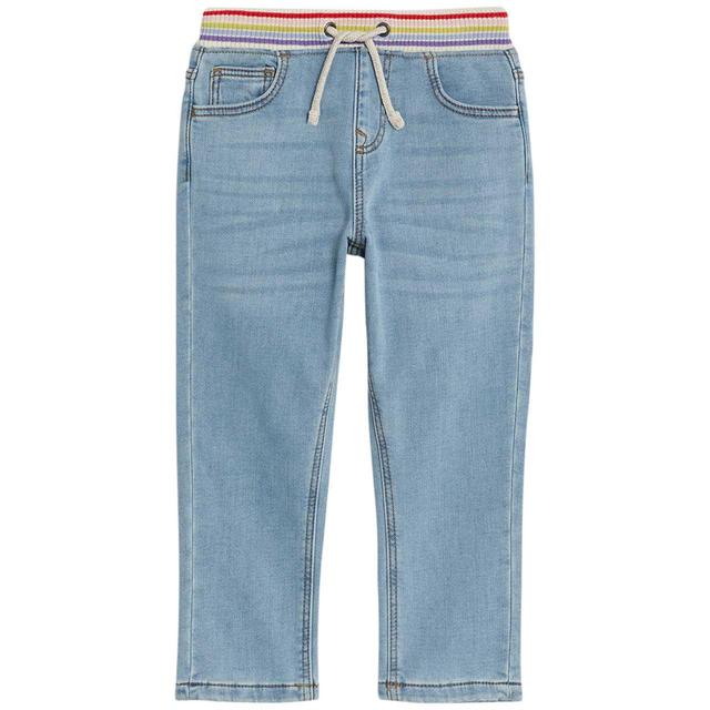 M & S Unisex Regular Denim Jeans, 2-3 Years, Light Denim