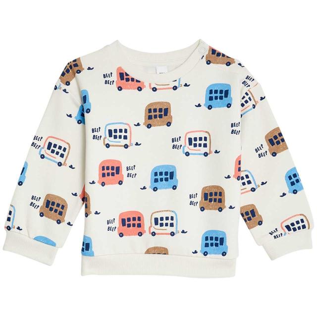 M & S Transport Sweater, 0-3 Months, Cream