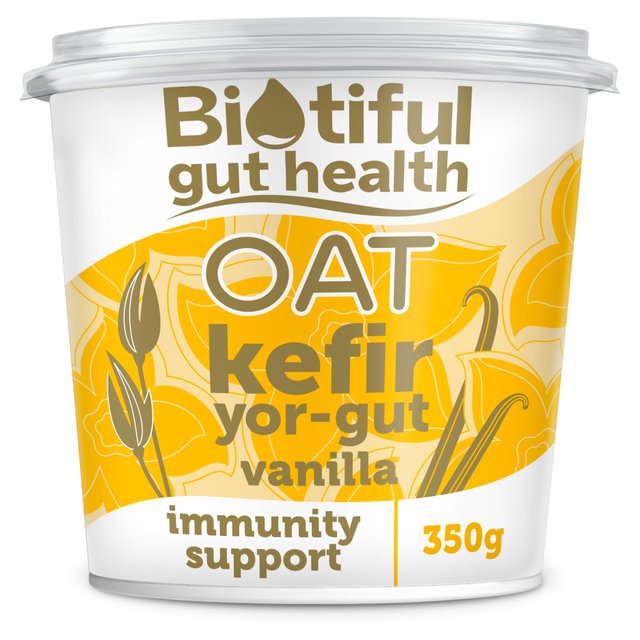 Biotiful Plant-Based Oat Kefir Yor-Gut Vanilla, 350g