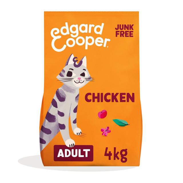 Edgard & Cooper Cat Dry Food Adult Chicken, 4kg