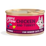 Edgard & Cooper Cat Chunks in Sauce Senior Chicken & Turkey