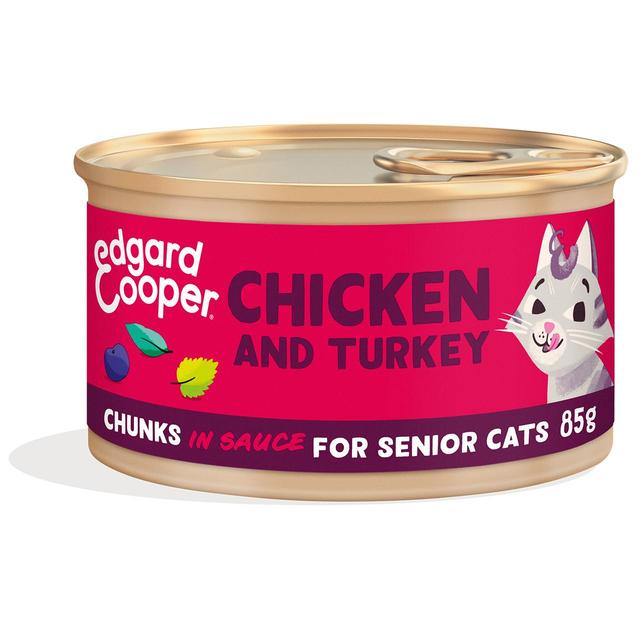 Edgard & Cooper Cat Chunks in Sauce Senior Chicken & Turkey, 85g