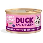 Edgard & Cooper Cat Chunks in Sauce Kitten Duck & Chicken