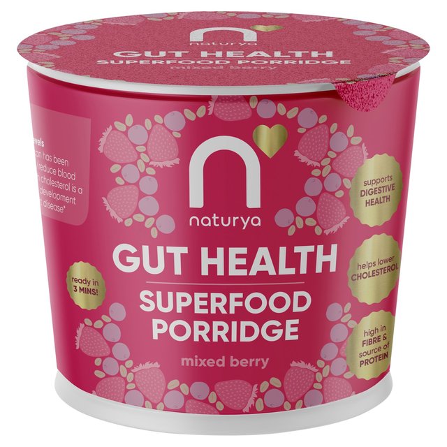 Naturya Superfood Porridge Gut Health Mixed Berry, 55g