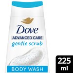 Dove Gentle Scrub Advanced Care Body Wash Shower Gel Exfoliating Minerals
