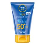 NIVEA SUN Kids Protect & Care SPF 50+ Sun Cream Pocket Size