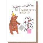 Bear Granny Birthday Card