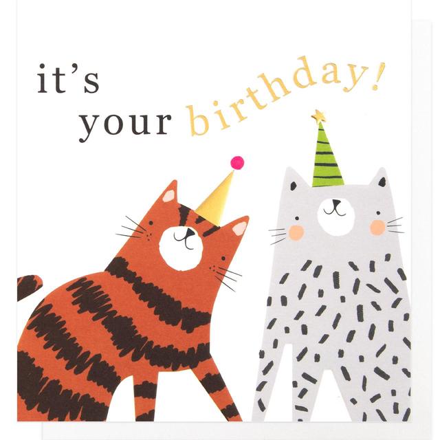 Caroline Gardner Cats Birthday Card
