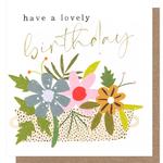 Floral Planter Birthday Card
