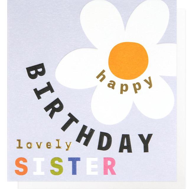 Caroline Gardner Flower Sister Birthday Card