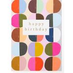 Circles Pattern Birthday Card