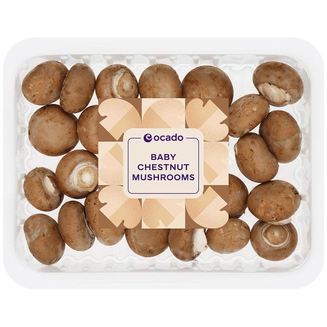 Ocado Baby Chestnut Mushrooms, 150g