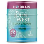 John West Tuna Chunks No Drain with a little Brine