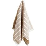 M&S Pure Cotton Carved Stripe Hand Towel, Natural