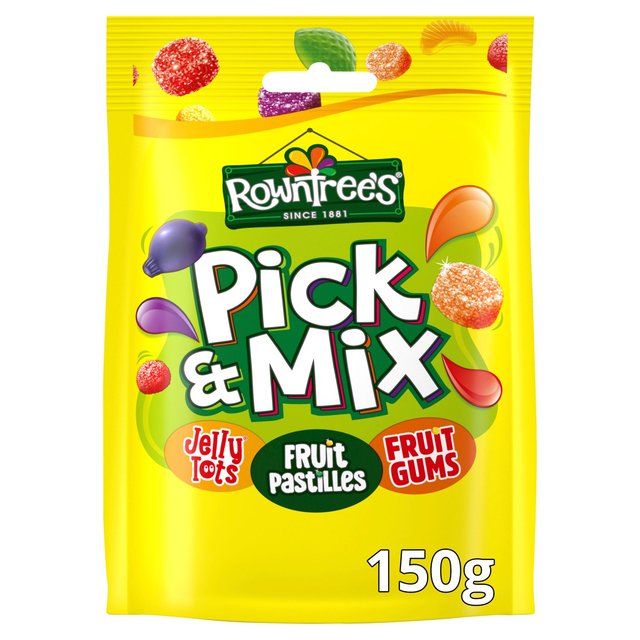 Rowntree’s Pick & Mix Vegan Friendly Sweets Sharing Bag, 150g