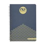 Nu Evolve Neutral A5 Blue Wirebound Notebook