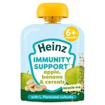 Heinz Immunity Support Baby Pouches, Apple, Banana & Cereals 6m+