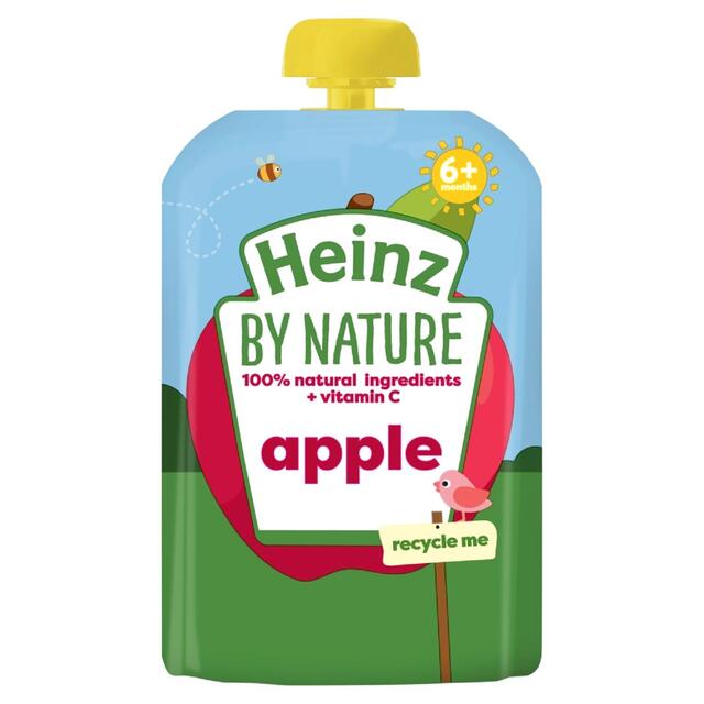 Heinz Apple Baby Food Fruit Pouch 6+ Months