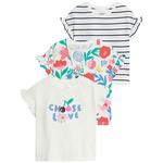 M&S Cotton Garden Tops, 2-7 Years, Ivory
