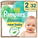 Pampers Harmonie Nappies, Size 2 Essential Pack