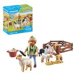 Playmobil  71444 Country, Young Shepherd with Flock of Sheep