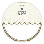 M&S White Paper Plates