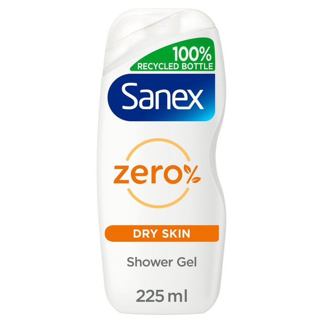 Sanex Zero % Dry Skin Shower Gel, 225ml