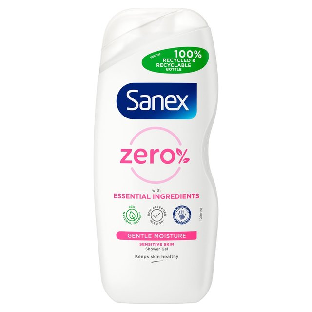 Sanex Zero % Sensitive Skin Shower Gel, 225ml