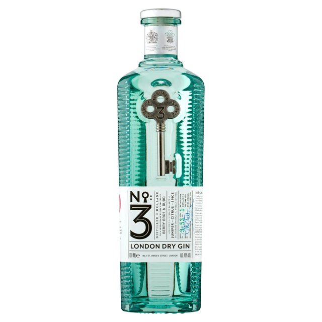 No 3 No.3 London Dry Gin, 70cl