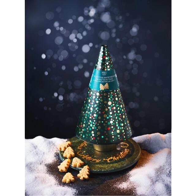 M S All Butter Shortbread Projection Tree Ocado