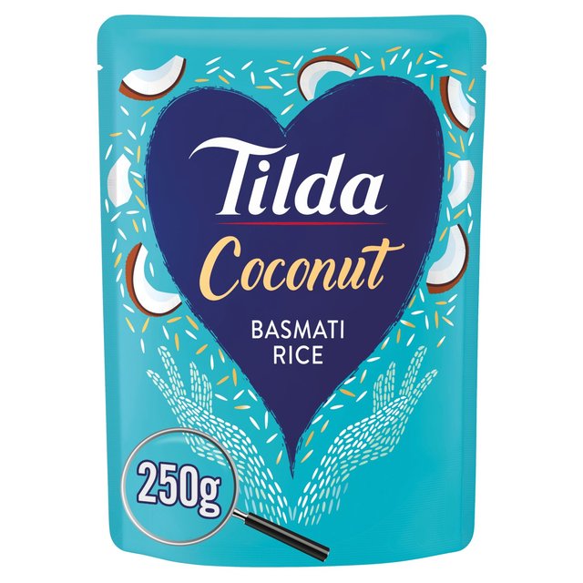 Tilda Microwave Coconut Basmati Rice, 250g