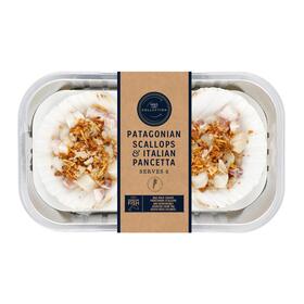 M&S Collection Scallops with Parmesan Puree