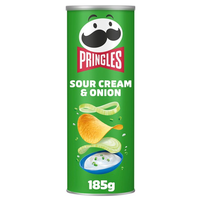 Pringles Sour Cream & Onion Sharing Crisps, 185g