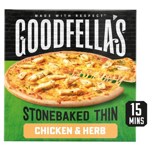 Goodfella’s Stonebaked Thin Chicken Pizza, 365g