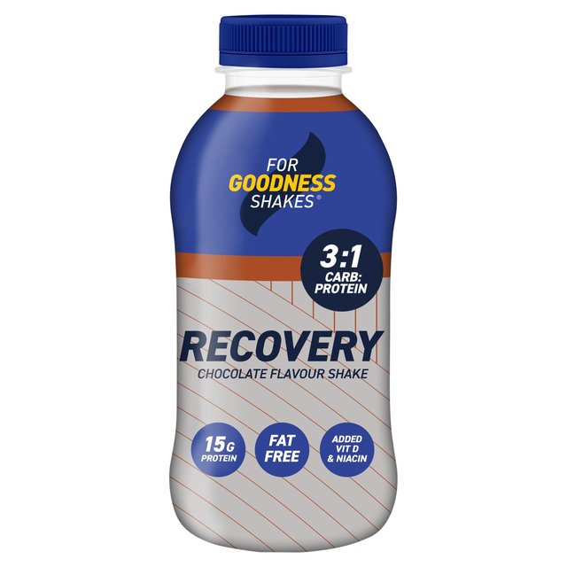 For Goodness Shakes Chocolate Recovery Protein Shake, 435ml