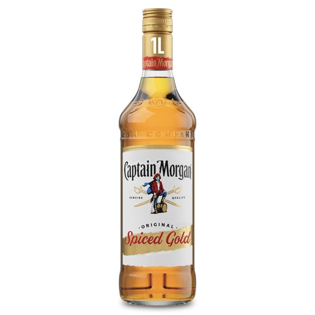 Captain Morgan Original Spiced Gold Rum Based Spirit Drink, 1L