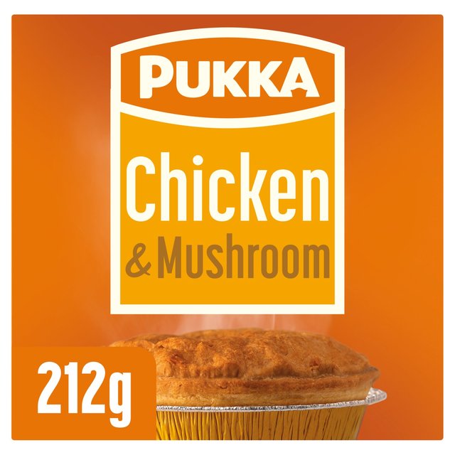Pukka Pies Chicken & Mushroom, 212g