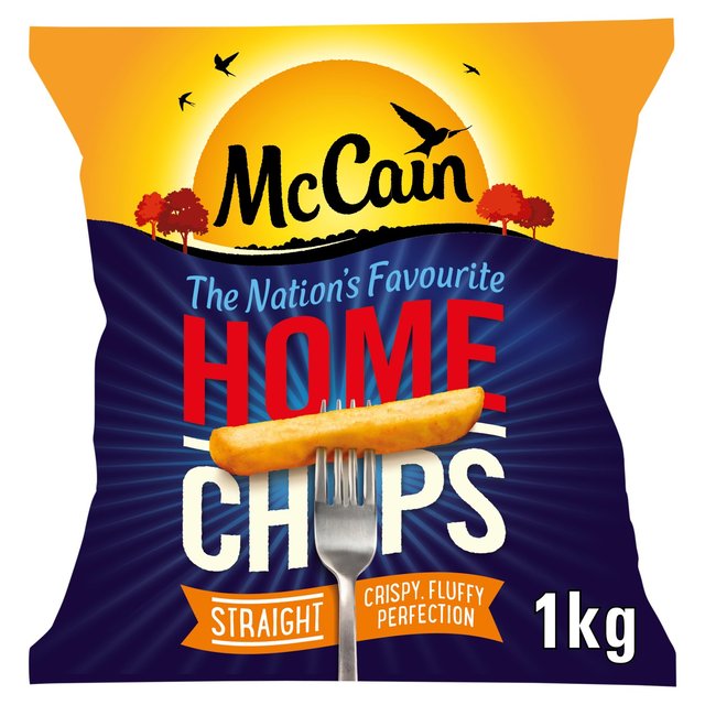 McCain Home Chips Straight Cut Frozen, 1kg