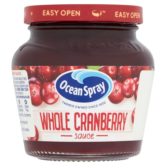 Ocean Spray Wholeberry Cranberry Sauce, 250g