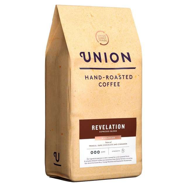 Union Hand Roasted Revelation Blend Wholebean Coffee, 1kg