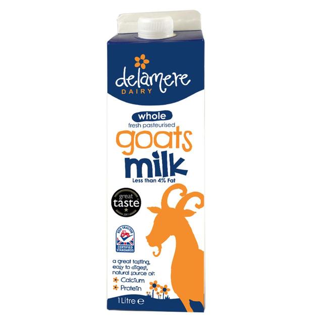 Delamere Dairy Fresh Whole Goats Milk Fresh, 1l