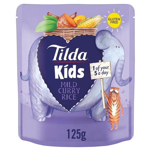 Tilda Kids Mild Curry Rice, 125g