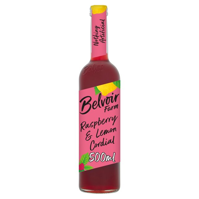 Belvoir Raspberry & Lemon Cordial, 500ml