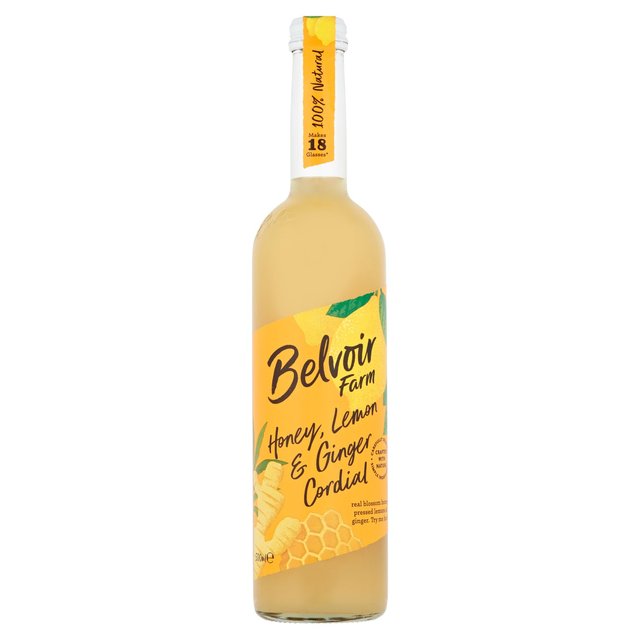 Belvoir Honey, Lemon & Ginger Cordial, 500ml