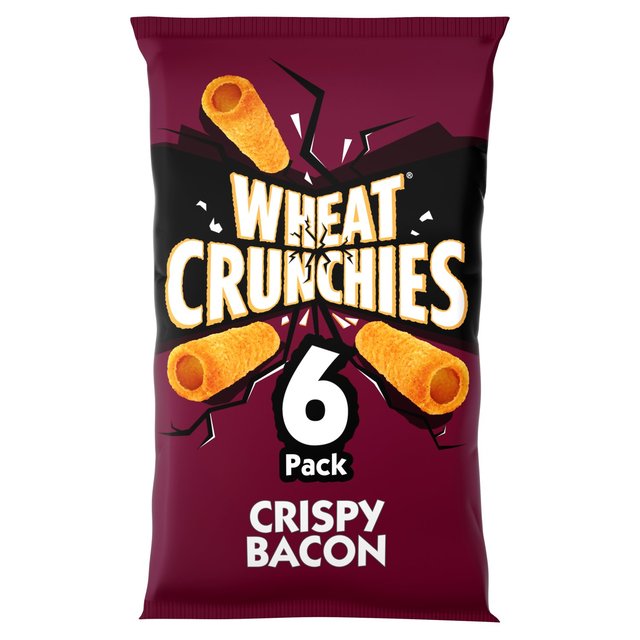 Wheat Crunchies Bacon Multipack Crisps, 6 Per Pack