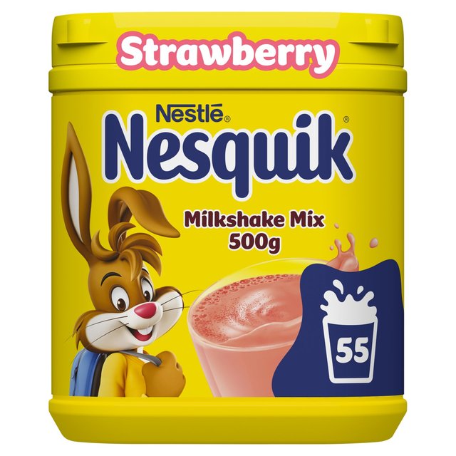 Nesquik Strawberry Milkshake Tub, 500g