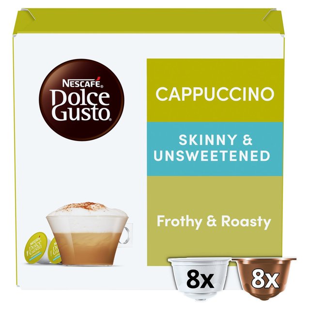 Dolce Gusto Nescafe Skinny Cappuccino Pods, 8 Per Pack