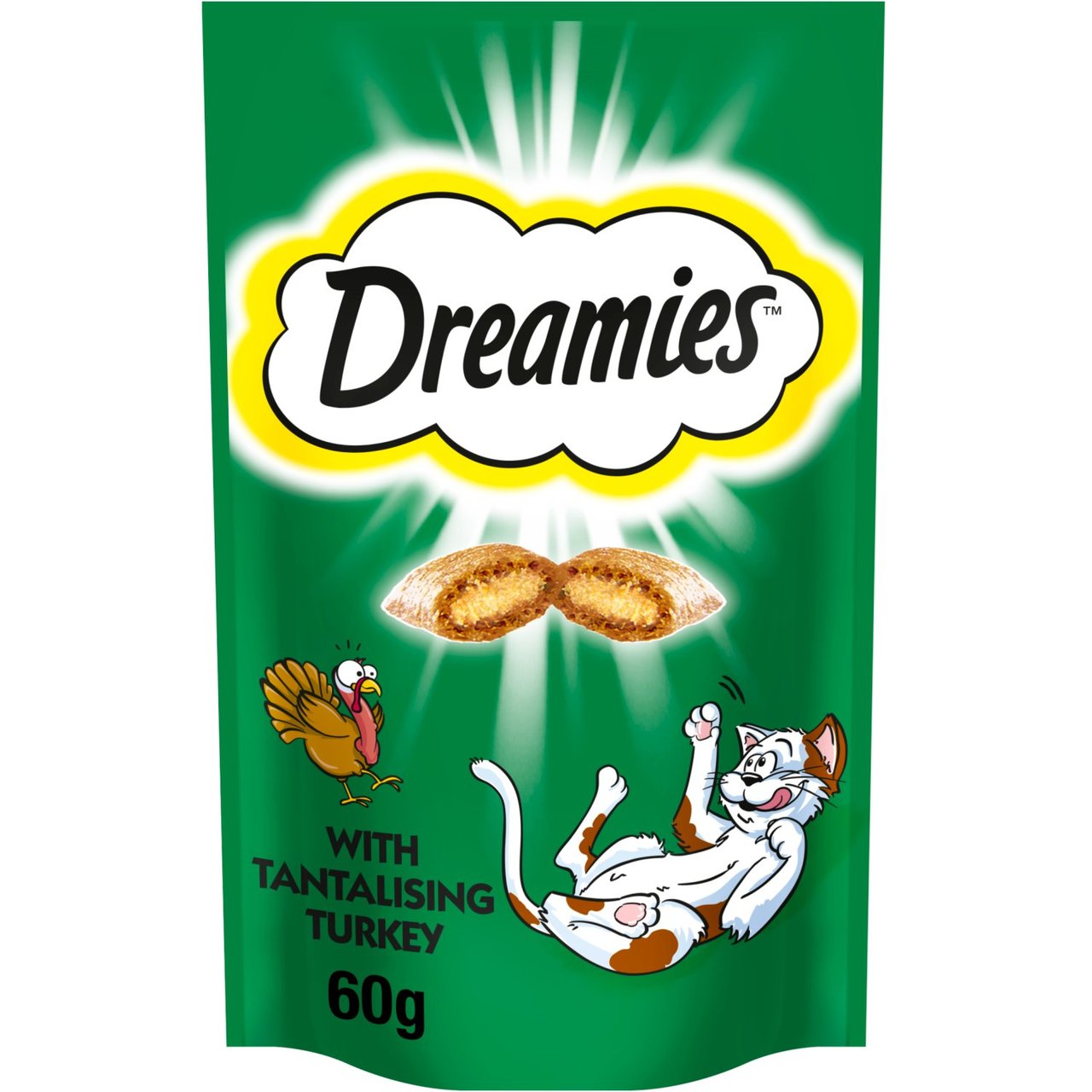 An image of Dreamies Cat Treats with Turkey