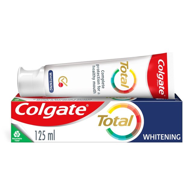 Colgate Total Whitening Toothpaste, 125ml